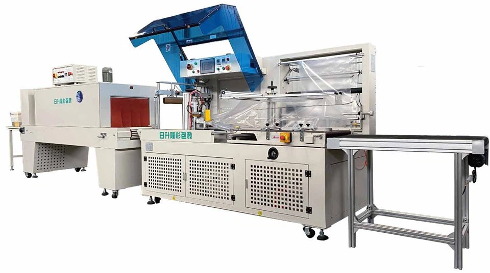 Συρρικνωμένη μηχανή συσκευασίας για μεγάλα αγαθά